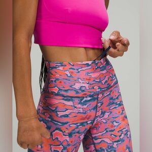 Lululemon Wunder Train High Rise Short 8" in Chroma Clash Multi